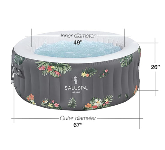 Bestway SaluSpa Aruba Replacement AirJet Inflatable Hot Tub Liner Only