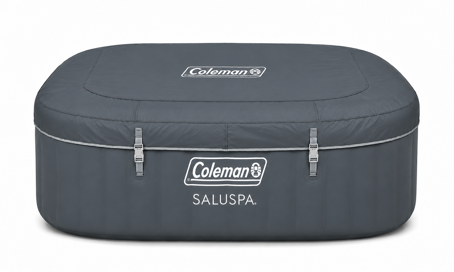 Coleman Hawaii Replacement Inflatable Hot Tub Cover w/ Buckle Connectors & Inflation Bladder