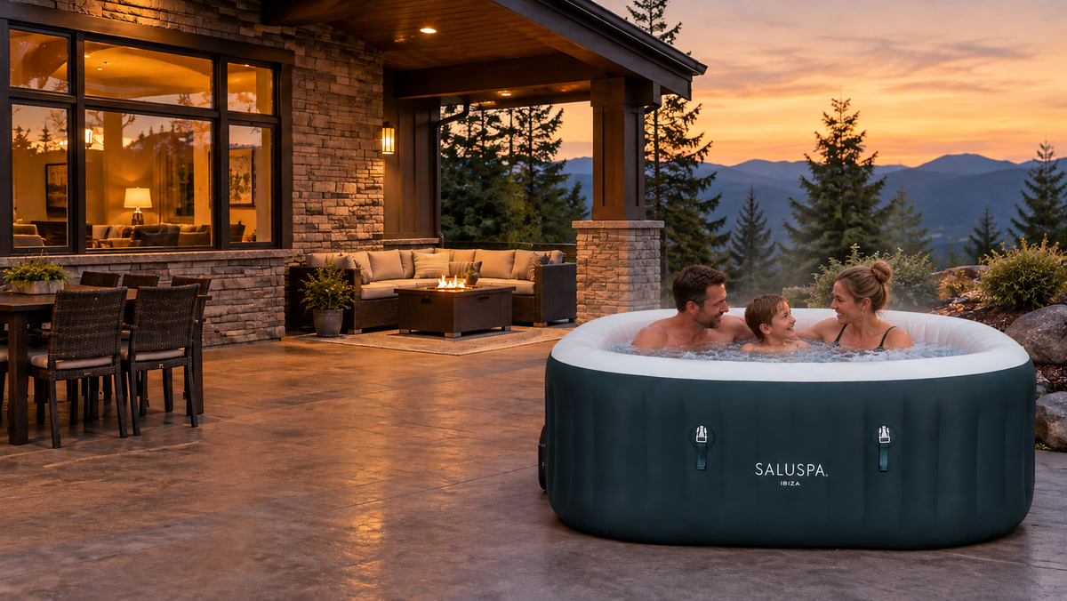 Saluspa Ibiza replacement Inflatable Tub Liner - 71" x 71" x 26"