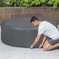SaluSpa & Coleman 71" x 26" Round EnergySense Waterproof Thermal Spa Cover