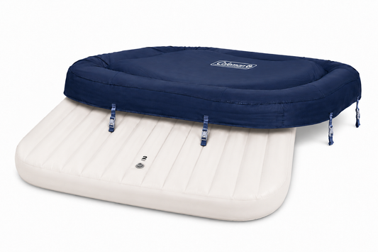 Coleman Atlantis Replacement Hot Tub Cover & Lid Inflation Tube Combo