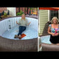 SaluSpa St Moritz REPLACEMENT AirJet Inflatable Hot Tub Only! 85" x 85" x 28"